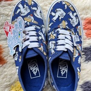 BNWT VANS Kids Blue Patterned Shoes